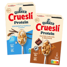 Quaker cruesli of granola
